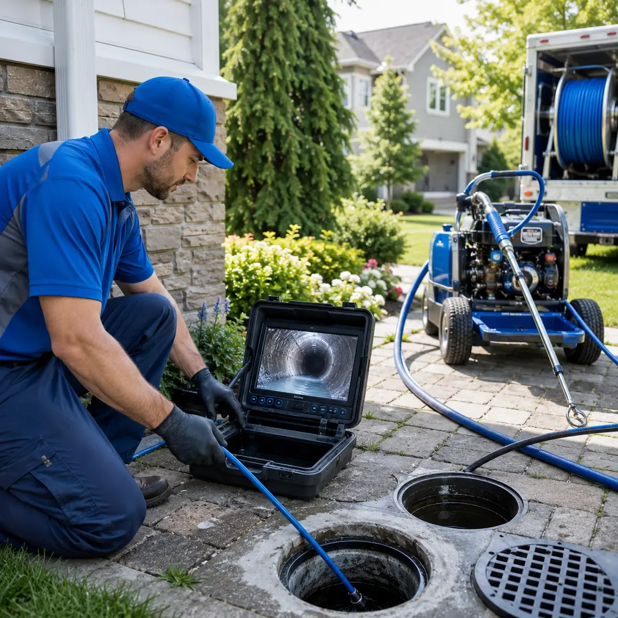 Outdoor drain cleaning professionals serving Blanchester, OH